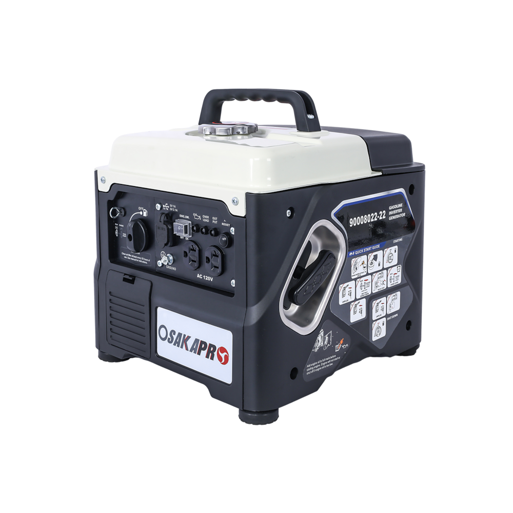 Portable Inverter Generator,1200W ultra-quiet gas engine, EPA Compliant, Eco-Mode Feature_4Dock